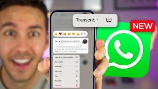 Transcribir cualquier AUDIO a TEXTO en WhatsApp, método OFICIAL 