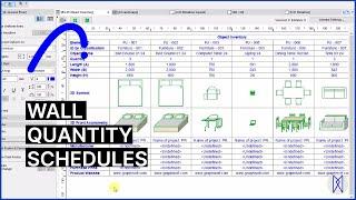 ArchiCAD Wall Quantity Reports and Costing
