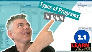 Learn Delphi Programming | Unit 2.1 | Types Of Programs