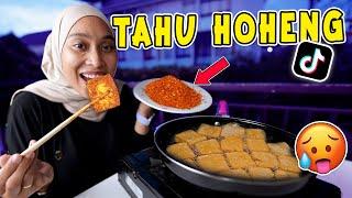 BIKIN MENU MASAKAN BARU!! TAHU HOHENG VIRAL MAKAN TAHU PANAS CAMPUR SAMBAL!!