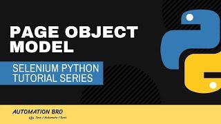 Selenium Python Page Object Model | Selenium Python Tutorial