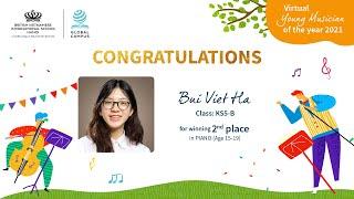 Viet Ha Bui (KS5-B) won 2nd PLACE in Piano (Age 15-19) | NAE Young Musician of the Year