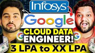 From INFOSYS To GOOGLE Cloud DATA ENGINEER | How To Crack It ???