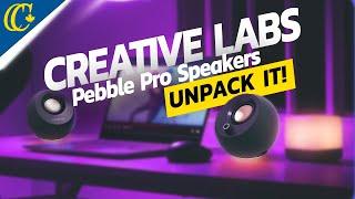 Powerful Sound! - Creative Pebble Pro Speakers | UNPACK IT!