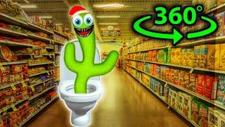 Skibidi Toilet Cactus Beatbox 360° - Supermarket #2 | VR 360° Experience
