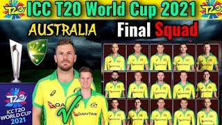 T20 World Cup 2021 Australia Team Confirmed Squad | Australia T20 Squad for World Cup 2021
