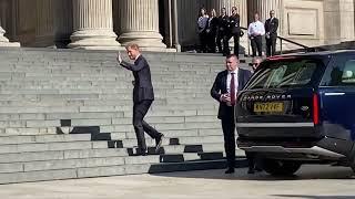 Hear the Warm LOVE for Prince Harry as he arrives for the 10 year anniversary service of Invictus.