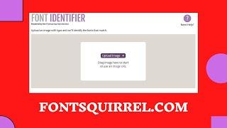 How to find font from image | Font Squirrel | Tech Hunter