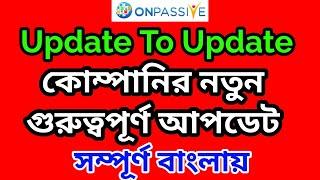 Onpassive Founder New Update || Onpassive Latest Update Today || Founder New Update || Ecosystem .
