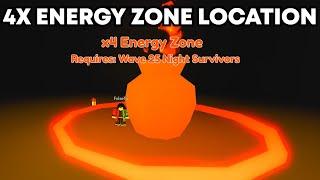 New "SECRET" 4x Energy Zone Location In Anime Punching Simulator 2 I Roblox