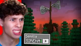 Entré al Mundo Prohibido de Siren Head en Minecraft