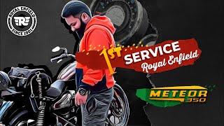 First Service - My Royal Enfield Meteor 350