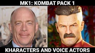 MK1: Kombat Pack 1 | Kharacters and Voice Actors (w/ Face Models)