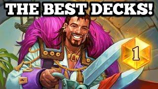 The FIVE BEST DECKS to get LEGEND in Standard and Wild ft. Marin the Manager!