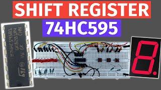 74HC595 Shift Register Tutorial | Arduino with 7 segment