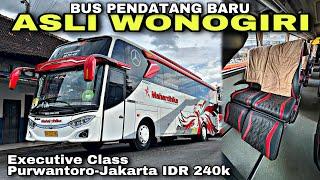 Mencoba Layanan Executive Class Dari Bus Pendatang Baru Asli Wonogiri ️| trip Mahardhika GA 715 412