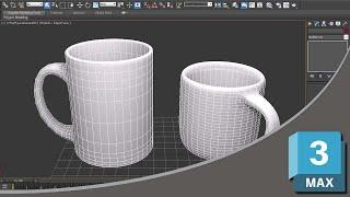 3ds max - Coffee Cup modeling tutorial in Hindi || Deepak Verma