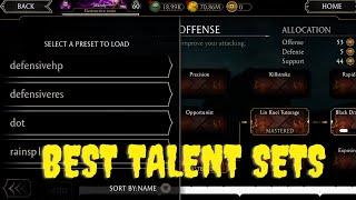 Best Talent Sets 2022! MK Mobile