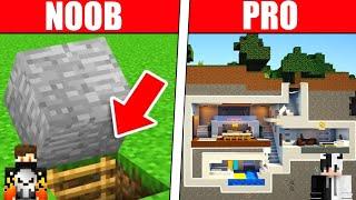 NOOB vs PRO:   UNDERGROUND TUNNEL BUILD CHALLENGE