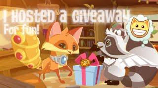 I Hosted A Giveaway On Animal Jam | Bandits Animal Jam