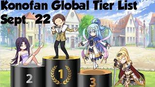 Konosuba Fantastic Days Global Tier List for September 2022