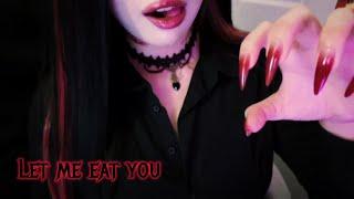 ASMR A Vampire Eats You Alive! ‍️ l feeding time, mouth sounds, eating you (sub️)