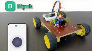 How to make a wifi controlled car using Nodemcu ESP8266  and NEW Blynk App || Techie Lagan
