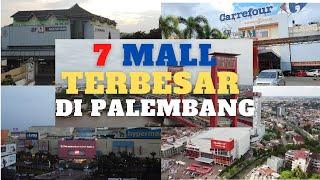 7 MALL TERBESAR DI KOTA PALEMBANG | Wisata Palembang + Drone View