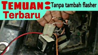 TEMUAN BARU.!! Tanpa Flasher Tambahan Bisa Buat Nyala Lampu Motor Sama Persis Dengan Mobil