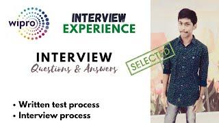 Wipro Interview experience | Wipro Elite NLTH 2022 | Interview Questions & Answers | Wipro NLTH 2022