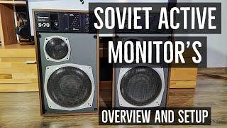 MINT Radiotehnika S-70 setup demo from 1981 [Soviet Union]