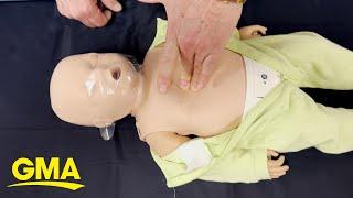 How to perform CPR on an infant