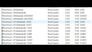 Download Visual C++ Redistributable all in one pack