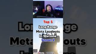 Top 5 Long Range Meta Loadouts In Warzone Season 2 #shorts