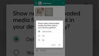 Whatsapp images not showing in gallery | whatsapp photo not save in gallery #shorts