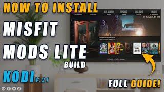 Misfit Mods Lite Omega KODI Build | Great Working Build 2024!