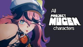 All Project Mugen characters revealed so far ^°^