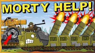 "Morty saves the Iron Friend" Cartoons about tanks