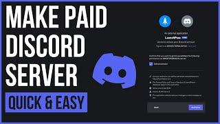How To Make a Paid Discord Server! (2024)