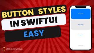 Explore Button Styles in SwiftUI  | Customize Buttons with Ease!