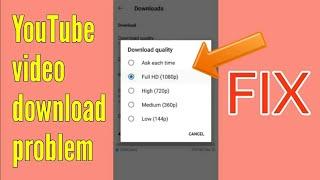 Youtube video download problem | This video is not downloaded yet | Youtube video not downloading