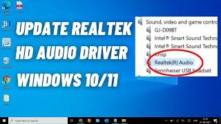 How to Download and Update Realtek HD Audio Driver on Windows 10/Windows 11