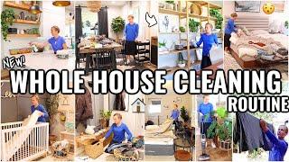 WHOLE HOUSE CLEAN WITH ME! WEEKLY CLEANING ROUTINE | 2024 CLEANING MOTIVATION