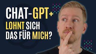 LOHNT SICH CHATGPT+? | ChatGPT Plus im Test - braucht man die Premiumversion?