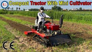 Durable Compact Tractor With Rotary Cultivator Sent to Ethiopia