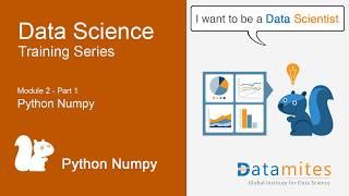 Data Science Tutorials - Module 2- Part 1 - Python Numpy for Data Science -