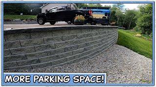 Building a Retaining Wall For a Driveway Extension