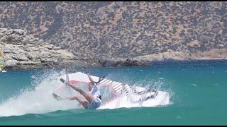 Windsurfing - Practicing Grubby & Geckos at 13 years