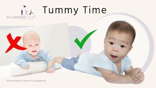 Optimal vs. Non-optimal Tummy Time Baby Milestone
