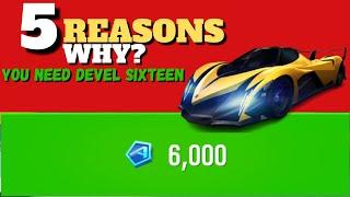 Asphalt 8 /  5 Unbeatable Reasons to Own the Devel Sixteen